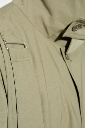 Homme Plissé Issey Miyake Coat with stand-up collar