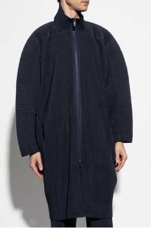 Homme Plissé Issey Miyake Plissierter Mantel