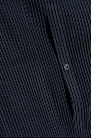 Homme Plissé Issey Miyake Plissierter Mantel