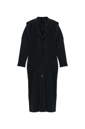 Plisowany płaszcz od Homme Plissé Issey Miyake