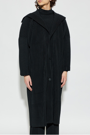 Homme Plissé Issey Miyake Plisowany płaszcz