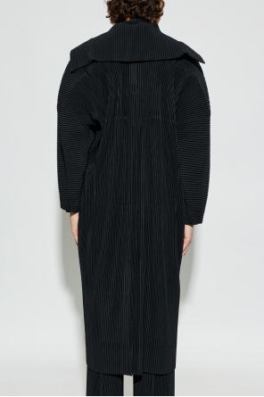 Homme Plissé Issey Miyake Plisowany płaszcz
