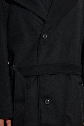 Yohji Yamamoto Abrigo de lana con capucha
