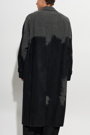 Yohji Yamamoto Palton cu două rânduri de nasturi