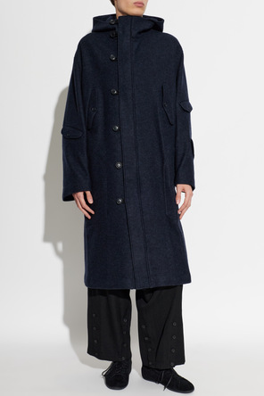 Yohji Yamamoto Wool coat with hood