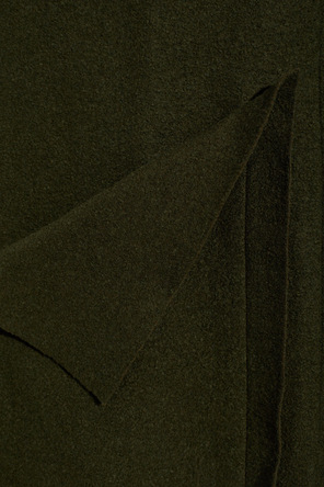 Yohji Yamamoto Coat with stand-up collar