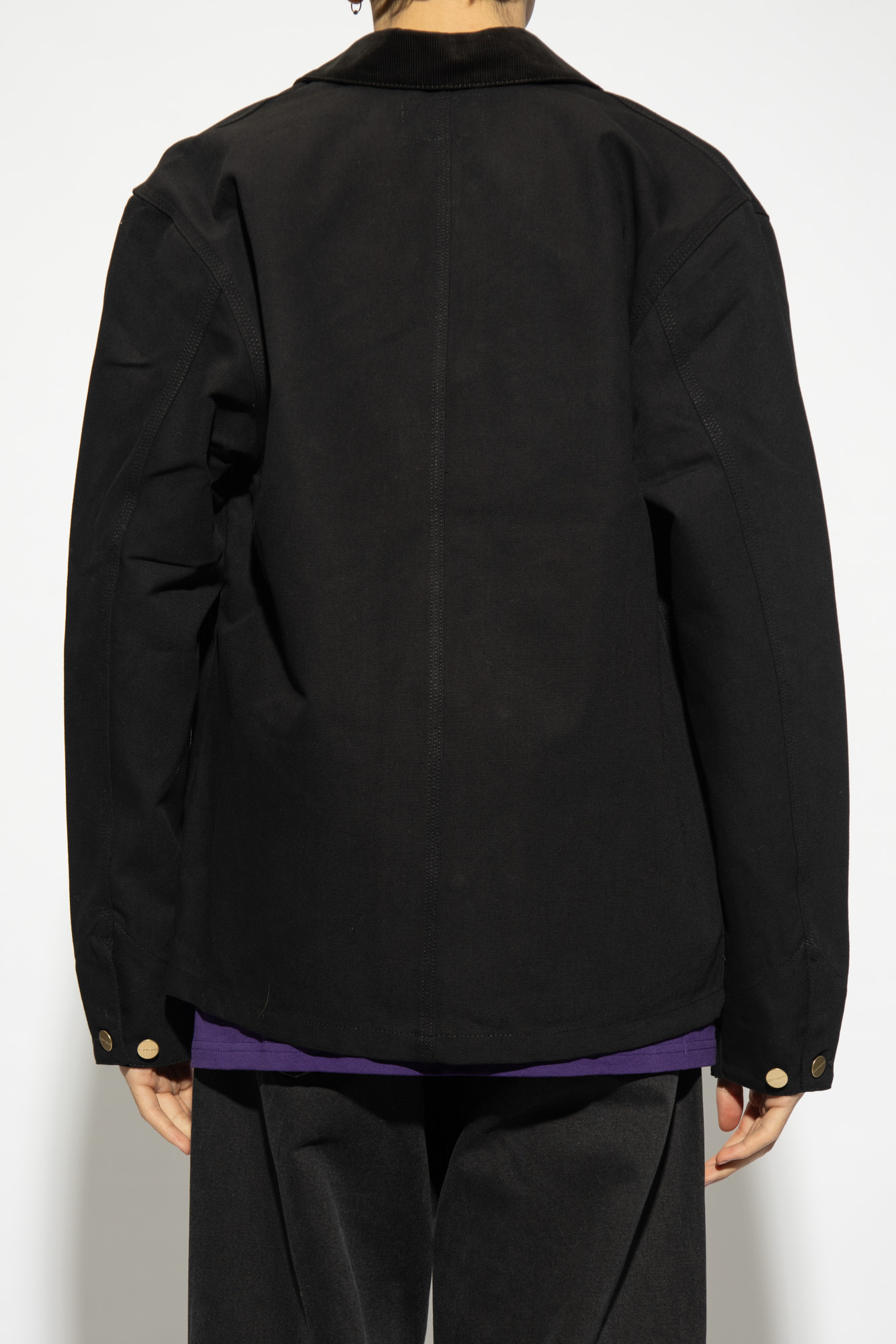 Carhartt WIP polar patch crewneck sweatshirt black