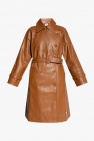 ADIDAS Originals BROWN Double-breasted trench coat