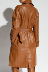 ADIDAS Originals BROWN Double-breasted trench coat