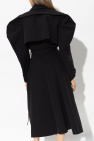 Issey Miyake Trench coat with puff sleeves