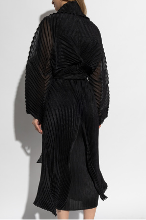 Issey Miyake Plisowany płaszcz