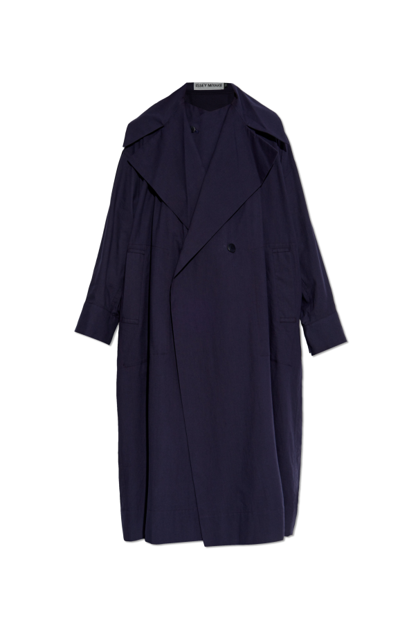 Issey Miyake Double-breasted trench coat