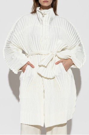 Issey Miyake Plisowany płaszcz
