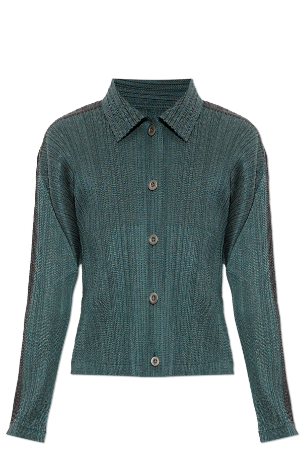 Pleated cardigan od Issey Miyake