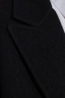 JIL SANDER BLACK Wool coat