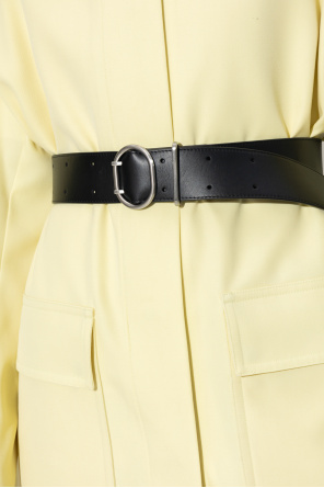 JIL SANDER Coat with standing collar
