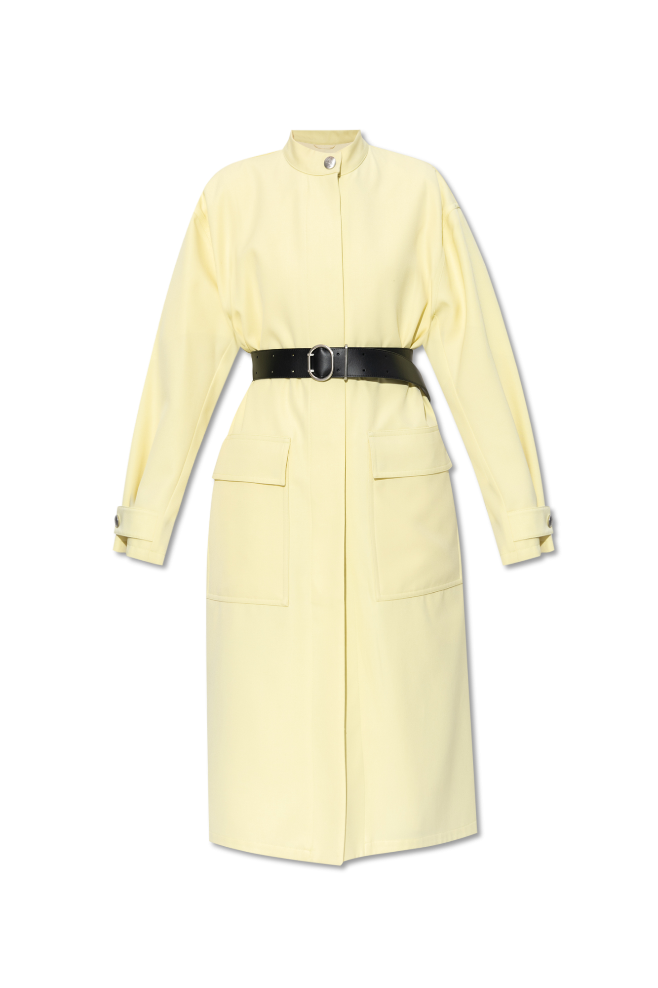 JIL SANDER Coat with standing collar