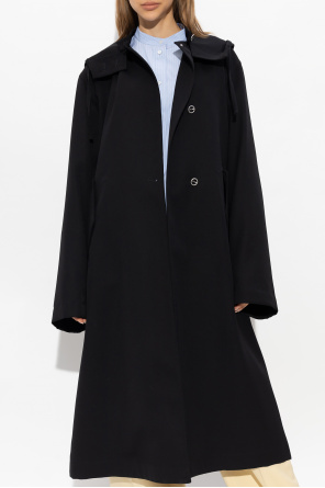 JIL SANDER Hooded coat