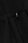 JIL SANDER BLACK Hooded coat