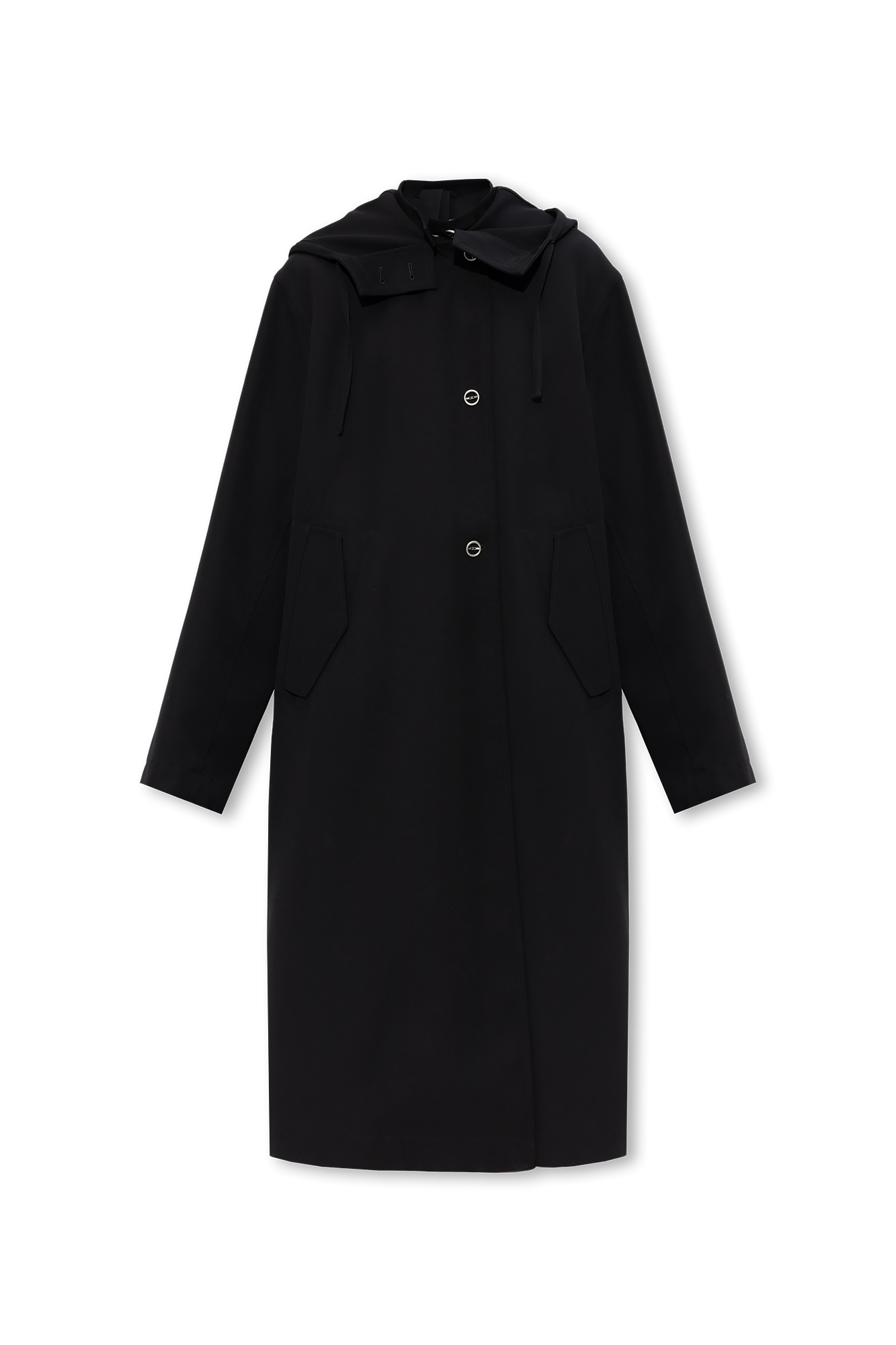 Black Hooded coat JIL SANDER - Vitkac GB