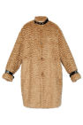 JIL SANDER beige Mohair coat