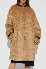 JIL SANDER beige Mohair coat