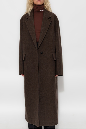 JIL SANDER Wełniany płaszcz