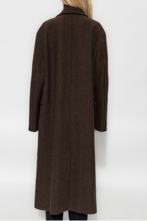 JIL SANDER Wełniany płaszcz