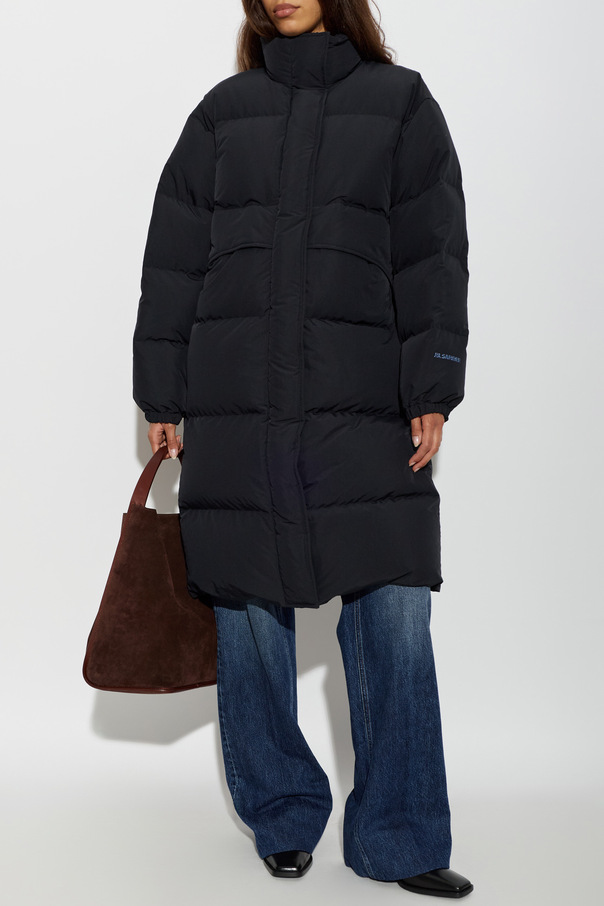 JIL SANDER Ocieplana kurtka ze stójką