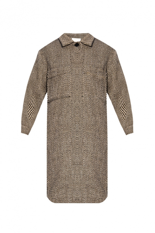 Aeron ‘Cigarillo’ patterned coat