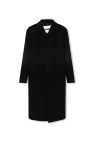 JIL SANDER BLACK Wool coat