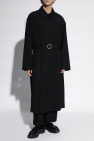 JIL SANDER BLACK Wool Coat