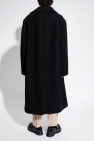 JIL SANDER BLACK Wool coat