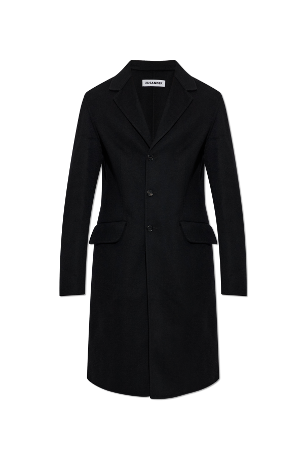 Wool coat with single vent od JIL SANDER