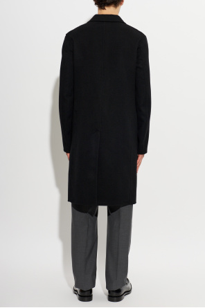 JIL SANDER Wool coat with single vent