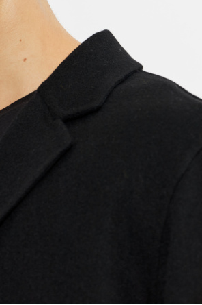 JIL SANDER Wool coat with single vent