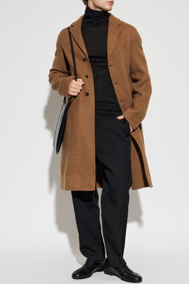 JIL SANDER Casaco de lã com uma única racha