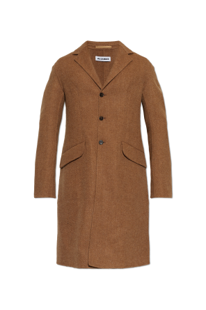 Abrigo de lana con abertura simple od JIL SANDER