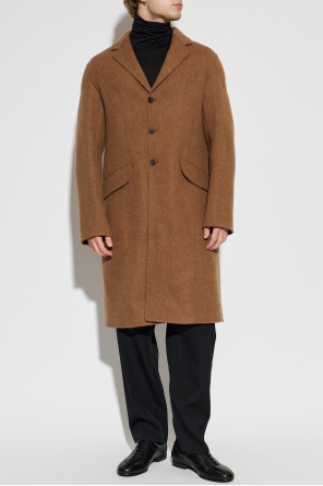 JIL SANDER Casaco de lã com uma única racha