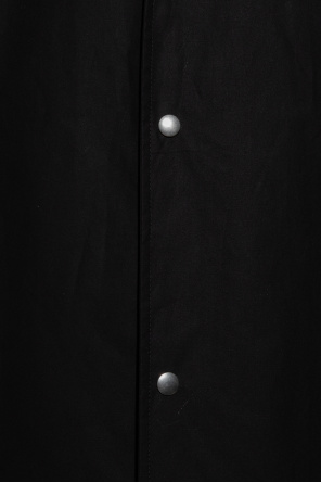 JIL SANDER Bawełniany płaszcz z logo