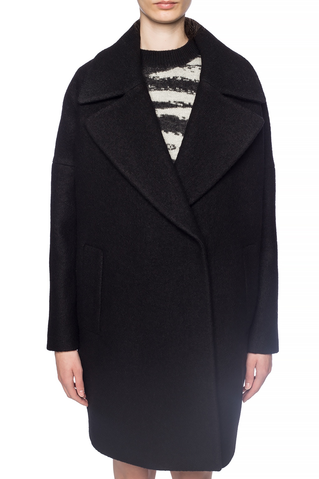 allsaints jetta wool coat