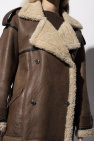 The Mannei BROWN ‘Jordan’ shearling jacket