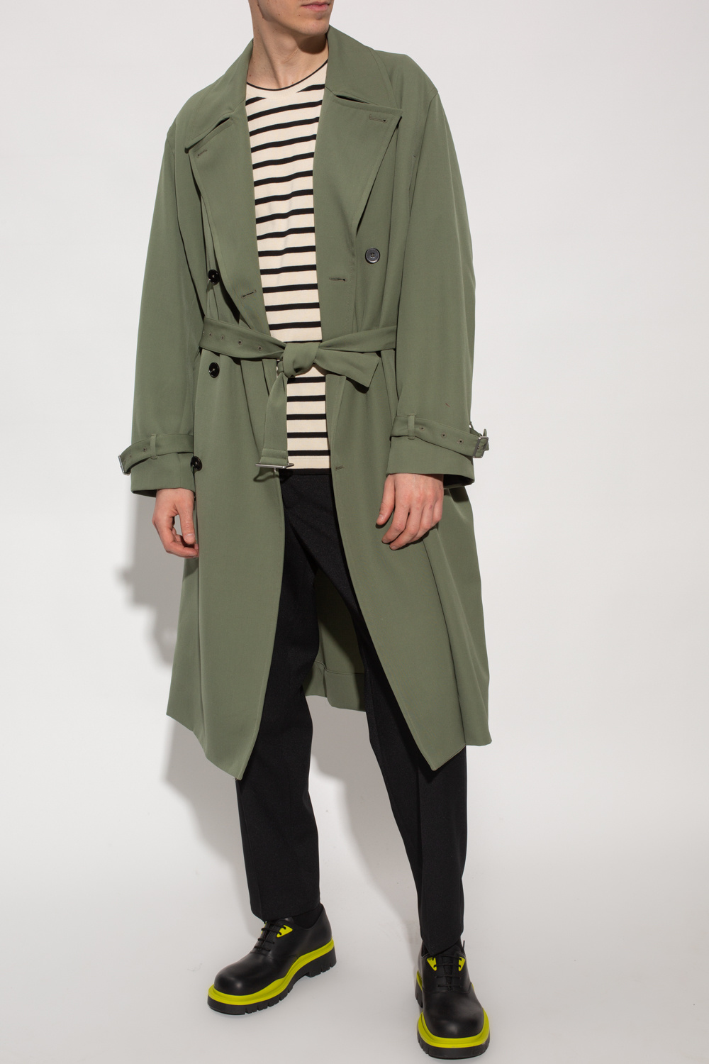 JIL SANDER Wool trench coat