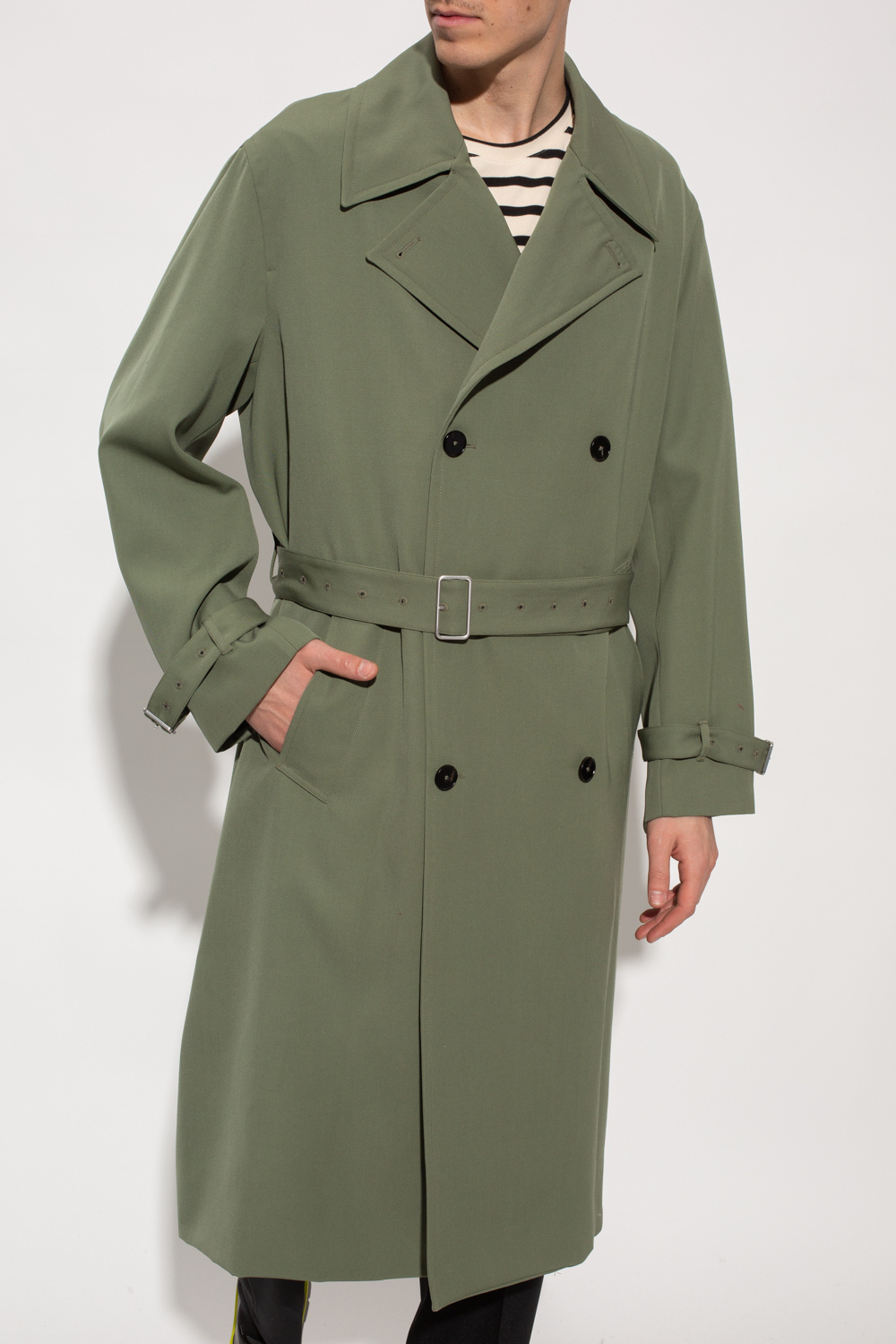 JIL SANDER Wool trench coat