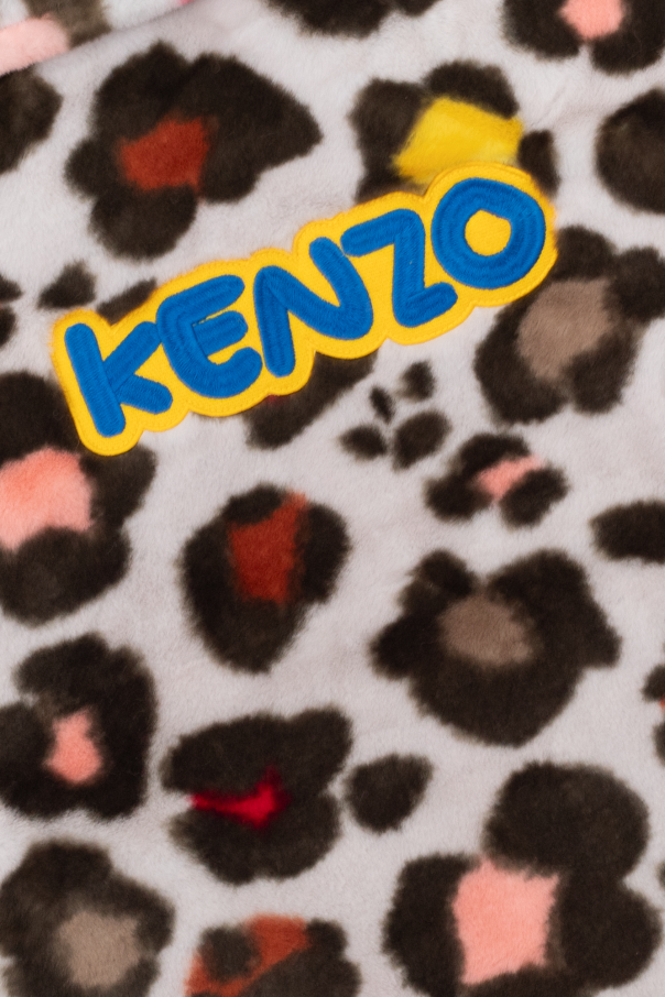 Kenzo Kids Faux fur jacket