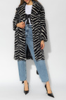 Kate Spade Faux fur coat with animal motif