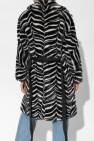 Kate Spade Faux fur coat with animal motif
