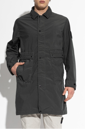 Stone Island Parka com bolsos