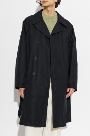 Stone Island Mantel mit Logo-Aufnäher