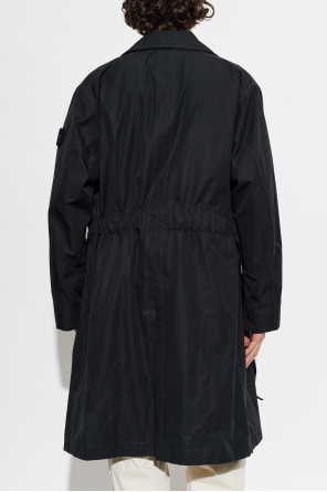 Stone Island Mantel mit Logo-Aufnäher